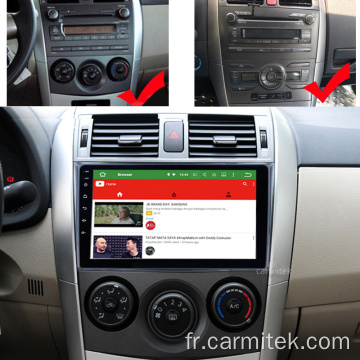 Octa core android car playr pour Corolla